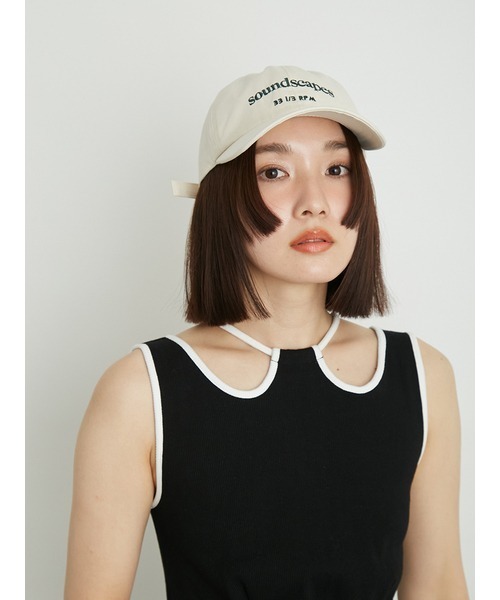 LILY BROWN（リリーブラウン）の「ヴィンテージロゴキャップ（キャップ・レディース・グレー/アイボリー/ブルー・FREE）」の9枚目の写真