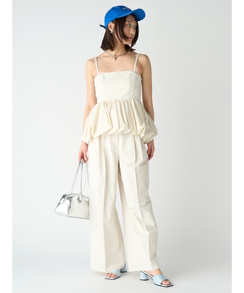 LILY BROWN（リリーブラウン）の「ヴィンテージロゴキャップ（キャップ・レディース・グレー/アイボリー/ブルー・FREE）」の7枚目の写真