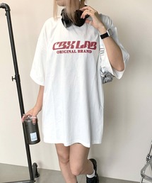 スプレーロゴビッグ半袖Tシャツ