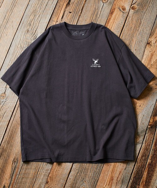 Jonas Claesson(ジョナスクレアッソン)の「JONAS CLAESSON/ジョナス クレアッソン Jelly Fun Tee/バックプリント/リラックスフィット(Tシャツ/カットソー・メンズ・ホワイト/グレー/ブラック・MEDIUM/LARGE)」の4枚目の写真