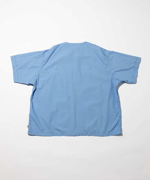 HINSON(ヒンソン)の「HINSON/ヒンソン フルジップカーデ ショートスリーブシャツ/ブロード/シャツ カーディガン/半袖(シャツ/ブラウス・メンズ・ホワイト/その他13/ブラック/サックスブルー/オフホワイト・LARGE/MEDIUM)」の13枚目の写真