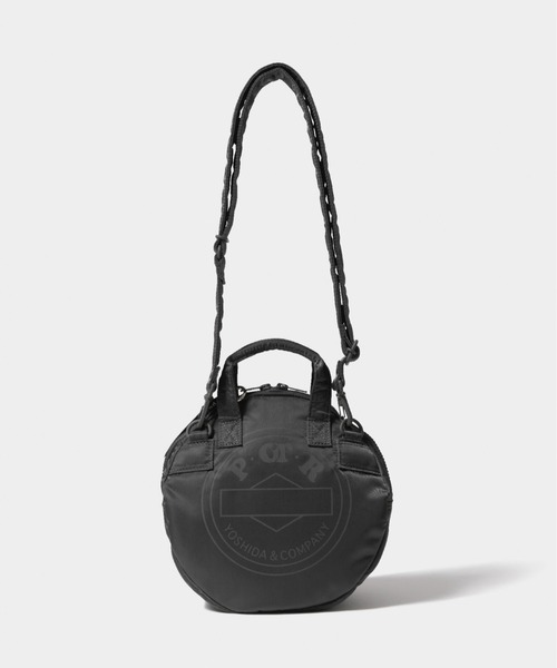 beautiful people(ビューティフルピープル)の「【beautiful people/ビューティフルピープル】POTR×bp helmet bag in nylon twill/ナイロンツイルヘルメットバッグ/ショルダーバッグ(ショルダーバッグ・レディース・ダークグレー/グリーン・FREE)」の2枚目の写真