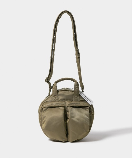 beautiful people(ビューティフルピープル)の「【beautiful people/ビューティフルピープル】POTR×bp helmet bag in nylon twill/ナイロンツイルヘルメットバッグ/ショルダーバッグ(ショルダーバッグ・レディース・ダークグレー/グリーン・FREE)」の8枚目の写真