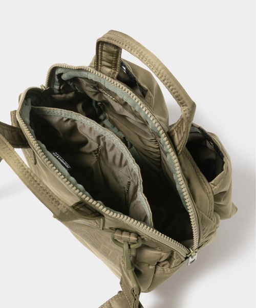 beautiful people(ビューティフルピープル)の「【beautiful people/ビューティフルピープル】POTR×bp helmet bag in nylon twill/ナイロンツイルヘルメットバッグ/ショルダーバッグ(ショルダーバッグ・レディース・ダークグレー/グリーン・FREE)」の11枚目の写真
