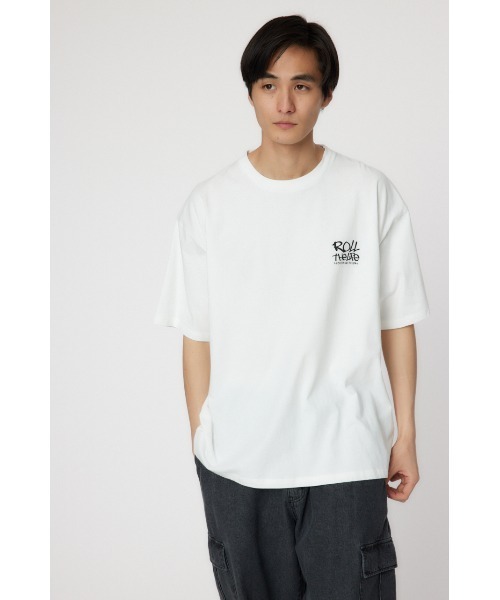 RODEO CROWNS WIDE BOWL(ロデオクラウンズワイドボウル)の「RTL Tシャツ(Tシャツ/カットソー・レディース・オフホワイト/ブラック/ライトイエロー・LARGE/MEDIUM)」の4枚目の写真