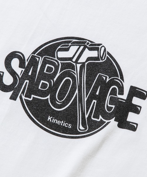 Kinetics（キネティクス）の「Kinetics WRECK T-SHIRT（キネティクス レック Tシャツ）（Tシャツ/カットソー・メンズ・ホワイト/ブラック/グリーン・MEDIUM）」の6枚目の写真