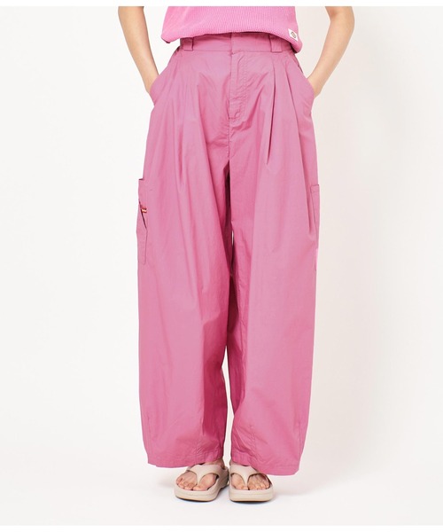 ラベンダー バルーンパンツ サイドポケット付き Dickies（ディッキーズ）の「DICKIES コットンダンプサイドポケット