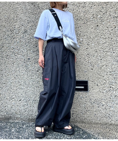 ラベンダー バルーンパンツ サイドポケット付き セール】DICKIES コットンダンプサイドポケットバルーンパンツ（その他