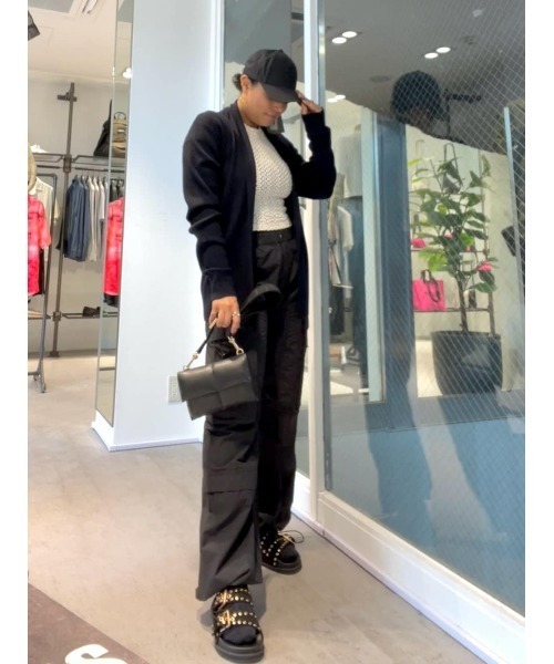 ALLSAINTS（オールセインツ）の「KARMA CROCHET STEVIE SLIM FIT T-SHIRT | KARMA クロシェ スティービー スリム フィット Tシャツ（Tシャツ/カットソー・レディース・ホワイト・6/2/4/8/10/12）」の10枚目の写真