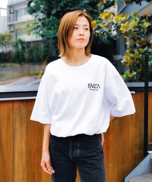 RVCA(ルーカ)の「RVCA メンズ ROSE CT Tシャツ 【2024年夏モデル】/ルーカバックプリント半袖Tシャツ(Tシャツ/カットソー・メンズ・ホワイト/ブラウン/ブラック・MEDIUM/LARGE/X-LARGE/SMALL)」の16枚目の写真