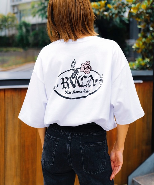 RVCA(ルーカ)の「RVCA メンズ ROSE CT Tシャツ 【2024年夏モデル】/ルーカバックプリント半袖Tシャツ(Tシャツ/カットソー・メンズ・ホワイト/ブラウン/ブラック・MEDIUM/LARGE/X-LARGE/SMALL)」の18枚目の写真