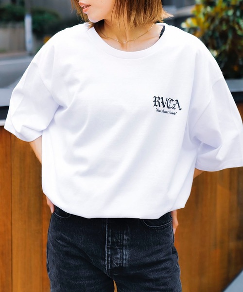 RVCA(ルーカ)の「RVCA メンズ ROSE CT Tシャツ 【2024年夏モデル】/ルーカバックプリント半袖Tシャツ(Tシャツ/カットソー・メンズ・ホワイト/ブラウン/ブラック・MEDIUM/LARGE/X-LARGE/SMALL)」の20枚目の写真