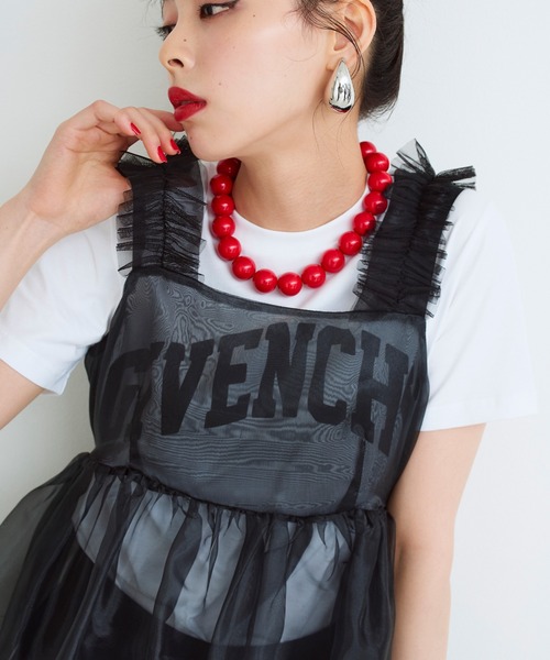 【セール】【SINN】Narcissusオリジナル オーガンジーフリルビスチェ（ベスト）｜Narcissus（ナルシス）