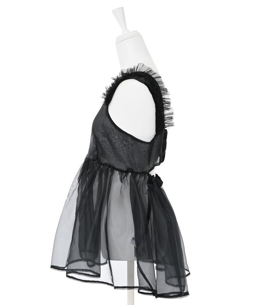 【セール】【SINN】Narcissusオリジナル オーガンジーフリルビスチェ（ベスト）｜Narcissus（ナルシス）