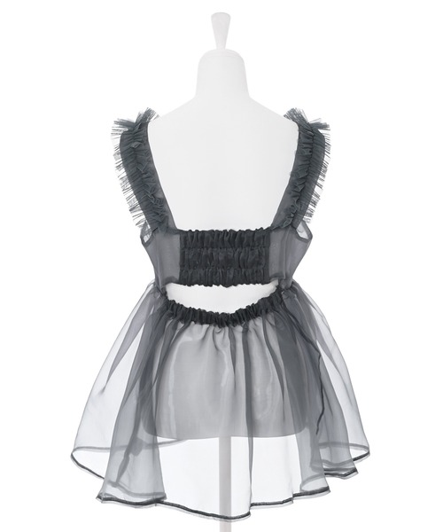 【セール】【SINN】Narcissusオリジナル オーガンジーフリルビスチェ（ベスト）｜Narcissus（ナルシス）