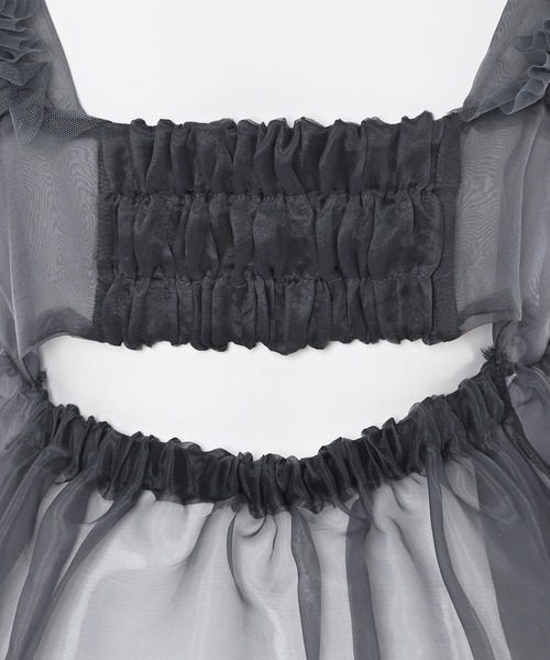 【セール】【SINN】Narcissusオリジナル オーガンジーフリルビスチェ（ベスト）｜Narcissus（ナルシス）