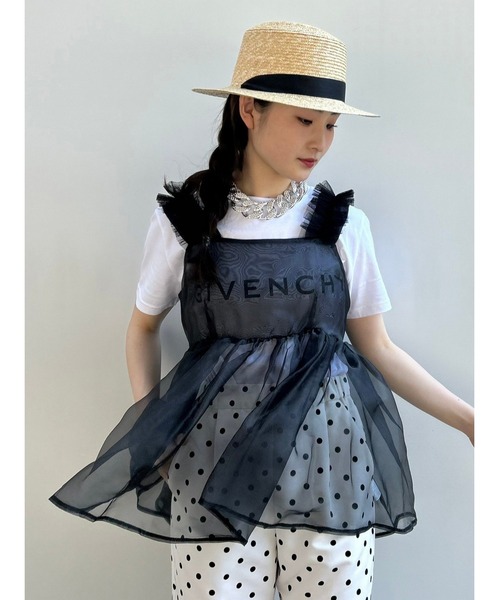 【セール】【SINN】Narcissusオリジナル オーガンジーフリルビスチェ（ベスト）｜Narcissus（ナルシス）