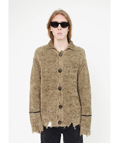 NAMACHEKO（ナマチェコ）の「Axan Cardigan（カーディガン/ボレロ・メンズ・カーキ・S）」の3枚目の写真