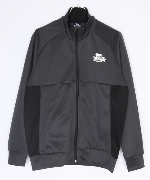 LONSDALE(ロンズデール)の「LONSDALE ポリニット 配色切替 バックプリント ZIPパーカー(ジャージ・メンズ・ブラック/チャコール・LL/M)」の14枚目の写真