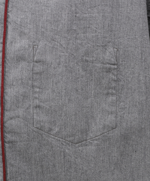 Nigel Cabourn（ナイジェルケーボン）の「NIGEL CABOURN / ナイジェルケーボン BASEBALL SHIRT S/S TYPE2（シャツ/ブラウス・メンズ・ブラウン系その他/ライトグレー・48/50）」の16枚目の写真