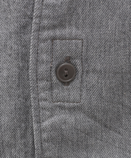 Nigel Cabourn（ナイジェルケーボン）の「NIGEL CABOURN / ナイジェルケーボン BASEBALL SHIRT S/S TYPE2（シャツ/ブラウス・メンズ・ブラウン系その他/ライトグレー・48/50）」の15枚目の写真