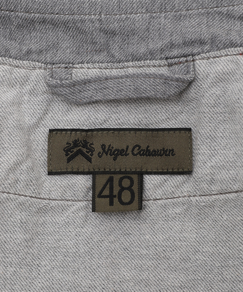 Nigel Cabourn（ナイジェルケーボン）の「NIGEL CABOURN / ナイジェルケーボン BASEBALL SHIRT S/S TYPE2（シャツ/ブラウス・メンズ・ブラウン系その他/ライトグレー・48/50）」の13枚目の写真
