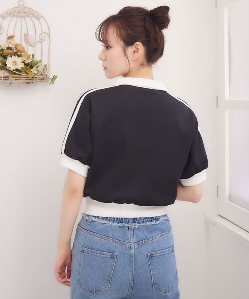 ems excite(エムズエキサイト)の「ショートトラックJK(Tシャツ/カットソー・レディース・ブラック/ブルー/オフホワイト・FREE)」の19枚目の写真