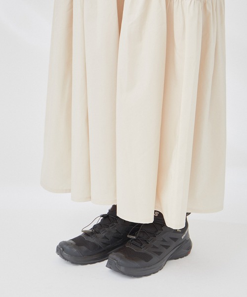 NERGY（ナージー）の「【Water proof】撥水 & UV ドロストロングワンピース（ワンピース・レディース・ブラック/キナリ・FREE）」の14枚目の写真