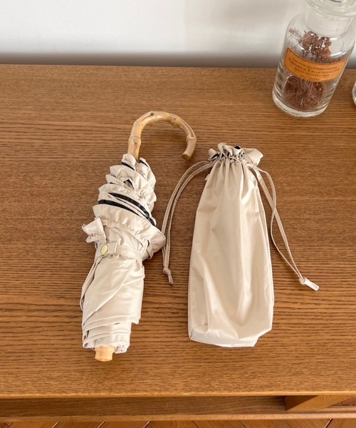 hoshi kaza くつ　傘　スカート　セット Blythe用 日傘 UV遮熱遮光フォーマルミニ傘 縁レース ブラック 晴雨兼用