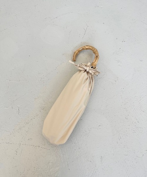 Me%（ミィパーセント）の「【晴雨兼用傘】フリルミニカサ 102559（折りたたみ傘・レディース・ブラック/ベージュ/アイボリー・FREE）」の13枚目の写真