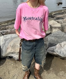 フロント加工スタッズTEE