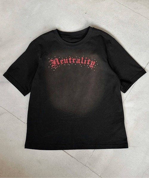 sedacle(セダクル)の「フロント加工スタッズTEE(Tシャツ/カットソー・メンズ・ブラック/グレー/ネイビー/ピンク/レッド・SMALL/MEDIUM/LARGE)」の14枚目の写真