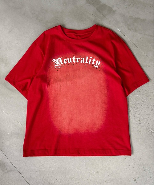 sedacle(セダクル)の「フロント加工スタッズTEE(Tシャツ/カットソー・メンズ・ブラック/グレー/ネイビー/ピンク/レッド・SMALL/MEDIUM/LARGE)」の18枚目の写真