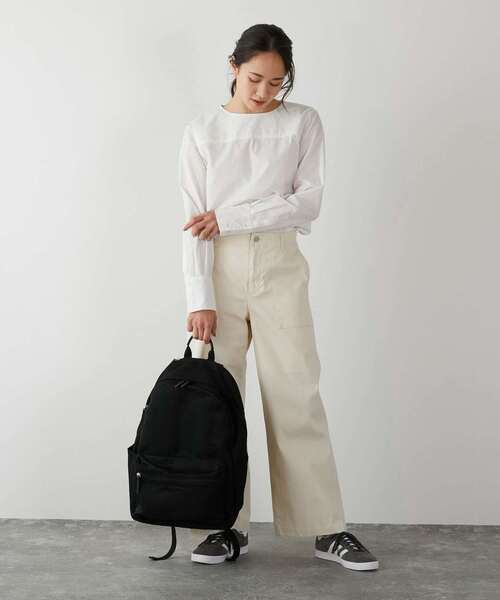 MELROSE claire(メルローズ クレール)の「撥水軽量!リニューアルした大人の12ポケットリュック(バックパック/リュック・レディース・ブラック/グレー・FREE)」の13枚目の写真