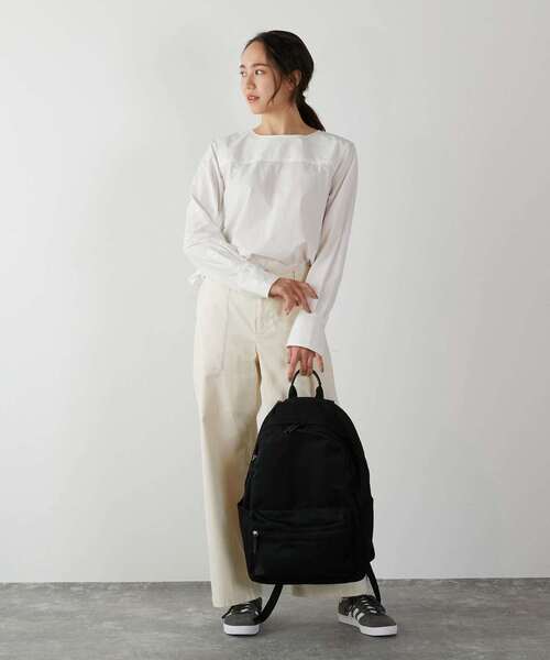 MELROSE claire(メルローズ クレール)の「撥水軽量!リニューアルした大人の12ポケットリュック(バックパック/リュック・レディース・ブラック/グレー・FREE)」の11枚目の写真