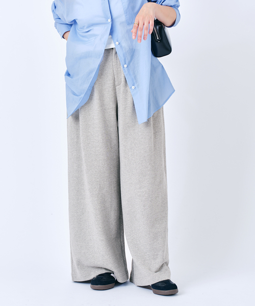 JOURNAL STANDARD(ジャーナルスタンダード)の「裏毛ワイドパンツ(スウェットパンツ・レディース・グレー・FREE)」の14枚目の写真