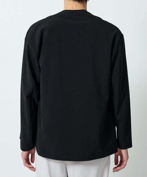 STUDIOUS（ステュディオス）の「【STUDIOUS×UNITED TOKYO】 DRY AIR カーディガン 防シワ/伸縮性/セットアップ着用可能（ノーカラージャケット・メンズ・ダークグレー/ブラック・1/2）」の10枚目の写真