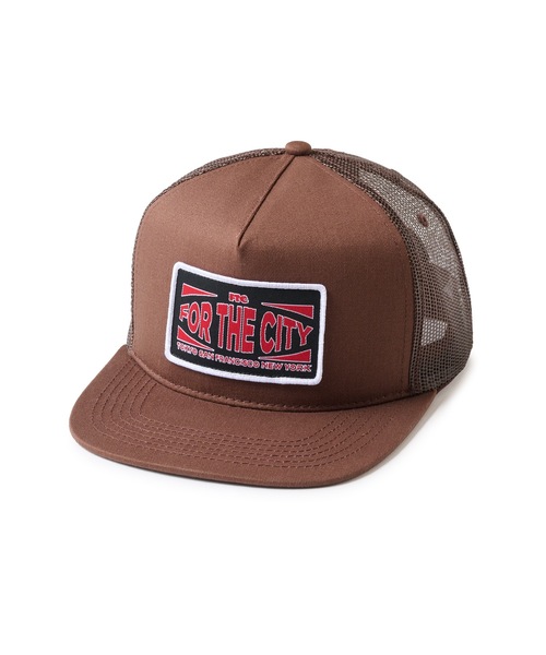 FTC（エフティーシー）の「THE CITY MESH BACK 5 PANEL（キャップ・メンズ・ブラウン/ブラック・FREE）」の2枚目の写真