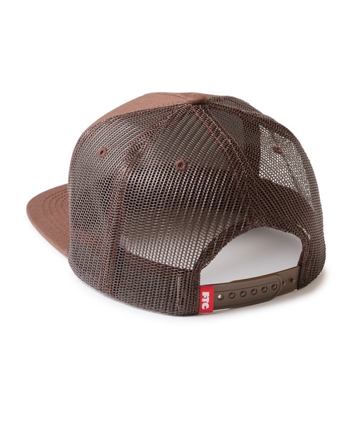 FTC（エフティーシー）の「THE CITY MESH BACK 5 PANEL（キャップ・メンズ・ブラウン/ブラック・FREE）」の5枚目の写真