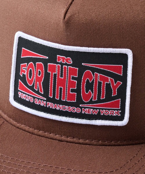 FTC（エフティーシー）の「THE CITY MESH BACK 5 PANEL（キャップ・メンズ・ブラウン/ブラック・FREE）」の4枚目の写真