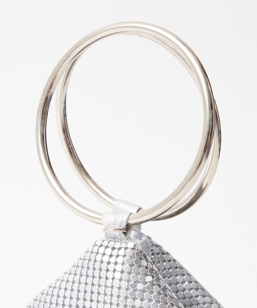 AIMER（エメ）の「【WEB限定】メタルメッシュハンドルバッグ（ハンドバッグ・レディース・シルバー/ベージュ/ブラック・FREE）」の16枚目の写真