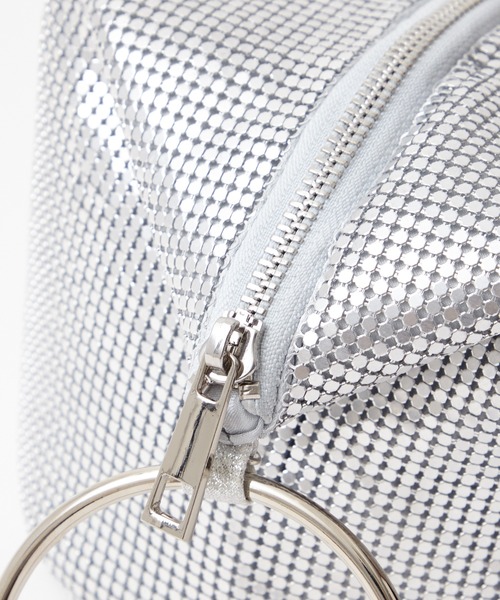 AIMER（エメ）の「【WEB限定】メタルメッシュハンドルバッグ（ハンドバッグ・レディース・シルバー/ベージュ/ブラック・FREE）」の17枚目の写真
