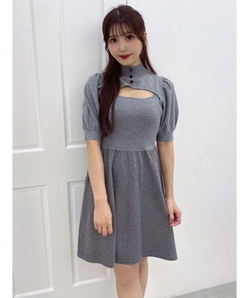 【セール】デコルテニットワンピース（ワンピース）｜EATME（イートミー）