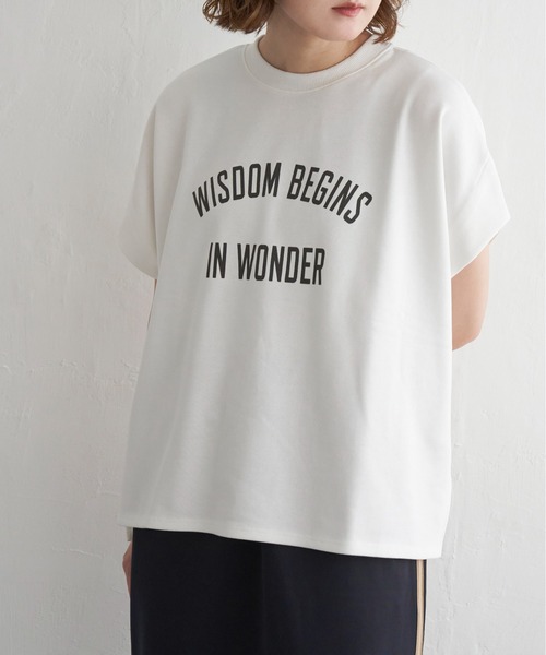 新しい季節 セール】フレンチスリーブボックスTシャツ（Tシャツ/カットソー トップス