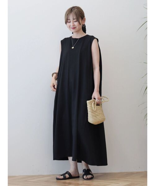 ポリエステルアメリカンスリーブワンピース BEAUTY＆YOUTH UNITED ARROWS ワンピース ポリエステル