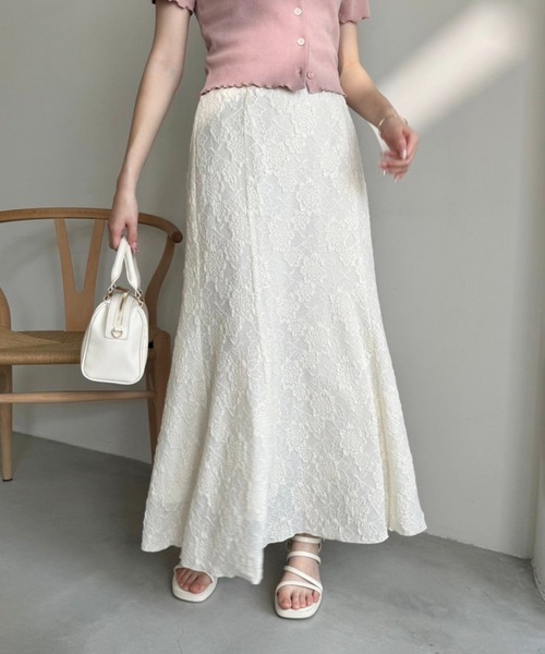 one after another NICE CLAUP（ワンアフターアナザーナイスクラップ）の「アソートマーメイドスカート/ウェストサイズ調整可能（スカート・レディース・ピンク/ブラウン系その他/ホワイト系/グリーン系その他・MEDIUM/SMALL）」の2枚目の写真