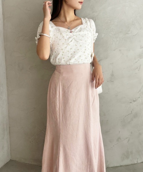 one after another NICE CLAUP（ワンアフターアナザーナイスクラップ）の「アソートマーメイドスカート/ウェストサイズ調整可能（スカート・レディース・ピンク/ブラウン系その他/ホワイト系/グリーン系その他・MEDIUM/SMALL）」の13枚目の写真