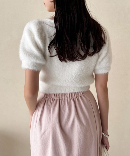 one after another NICE CLAUP（ワンアフターアナザーナイスクラップ）の「アソートマーメイドスカート/ウェストサイズ調整可能（スカート・レディース・ピンク/ブラウン系その他/ホワイト系/グリーン系その他・MEDIUM/SMALL）」の5枚目の写真