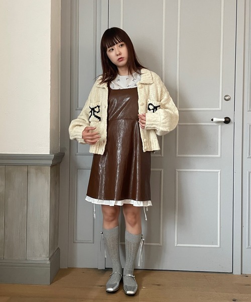 poiregnee（ポワニェ）の「ドッキングフリルワンピース（ワンピース・レディース・ブラウン/ブラック・FREE）」の20枚目の写真