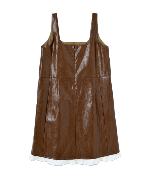 poiregnee（ポワニェ）の「ドッキングフリルワンピース（ワンピース・レディース・ブラウン/ブラック・FREE）」の17枚目の写真